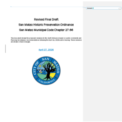 Updated Draft Historic Preservation Ordinance with Revisions thumbnail icon